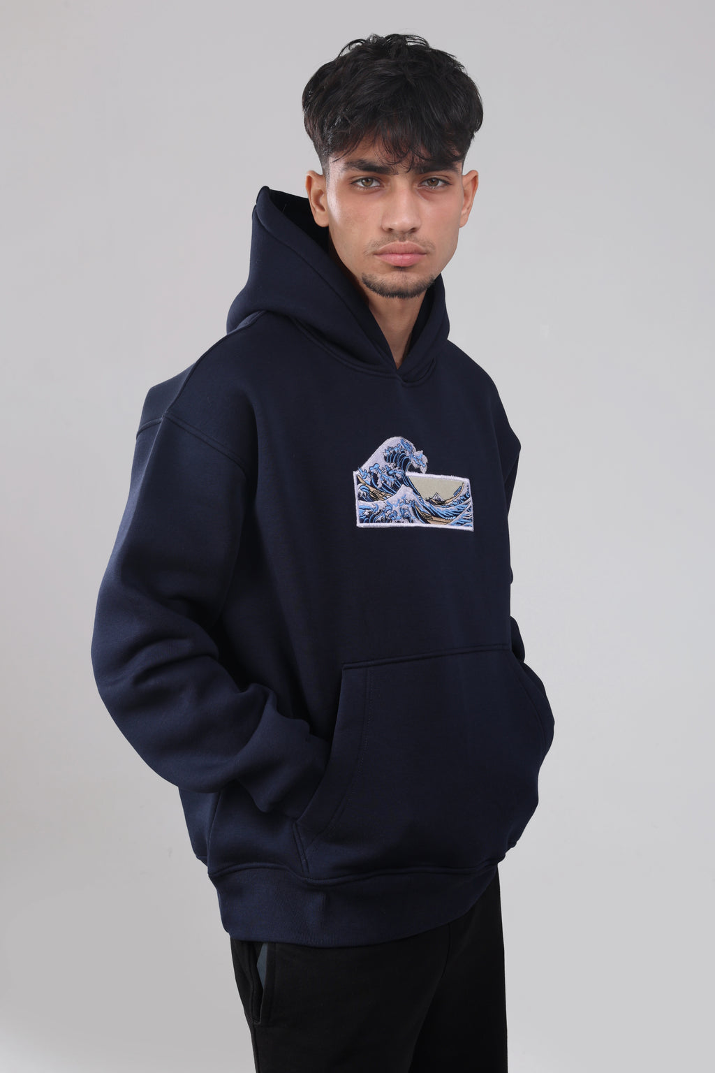 " The Great Wave Off Kanagwa " (Navy)