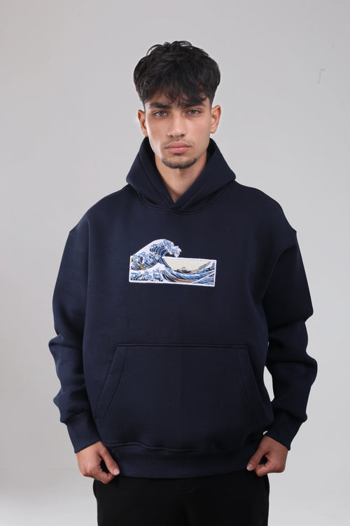 " The Great Wave Off Kanagwa " (Navy)