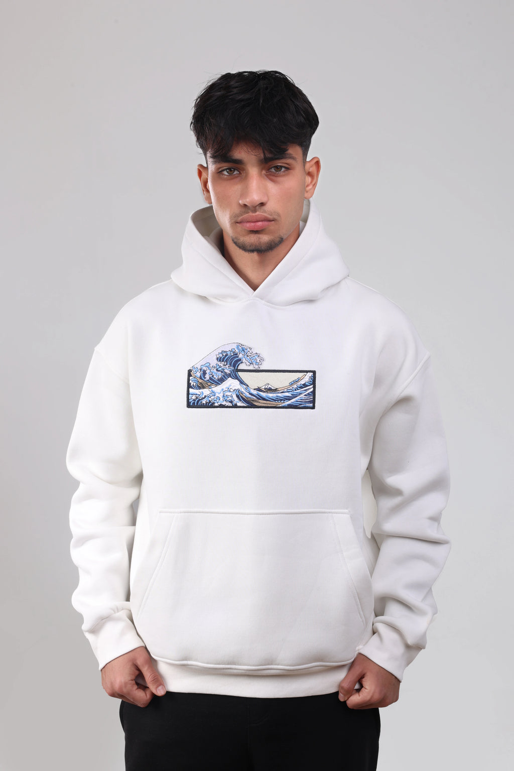 " The Great Wave Off Kanagwa " (White)