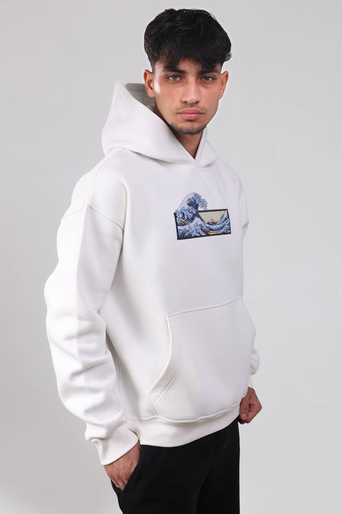 " The Great Wave Off Kanagwa " (White)