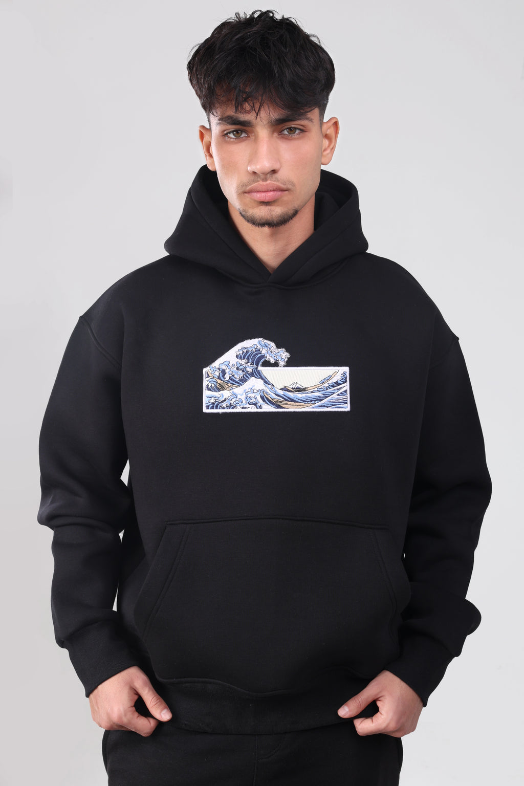 " The Great Wave Off Kanagwa "
 (Black)
